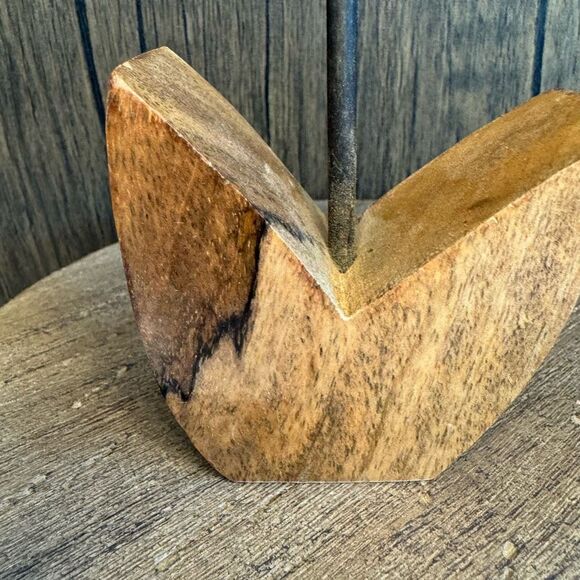 Home Decor Mango Wood SUNFLOWER Sitter NEW FAST SHIP - Picture 3 of 7